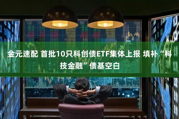 金元速配 首批10只科创债ETF集体上报 填补“科技金融”债基空白