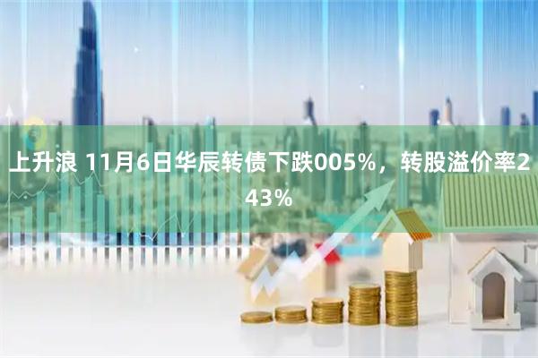 上升浪 11月6日华辰转债下跌005%，转股溢价率243%